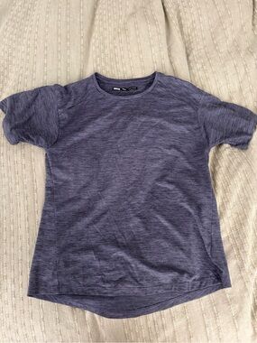 REI Women's Heathered Purple Short-Sleeve Performance Tee